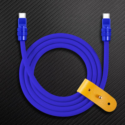 "Anodized" 240W Reflective Shine Charge Cable C+Lightning