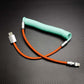 "Colorblock Chubby" Spring Braided Silicone Charge Cable