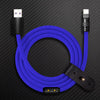"Black Chubby Pro" 13-Color Upgraded Samurai Cable - Dark Blue