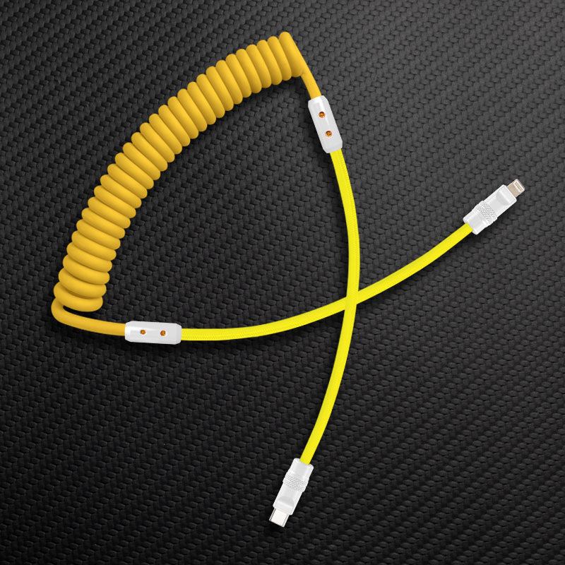 "Chubby Mood" Silicone Braided Fast Charging Cable #369