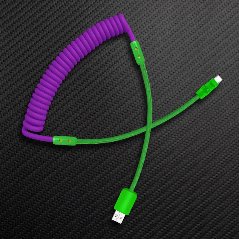 "Chubby Mood" Silicone Braided Fast Charging Cable #711