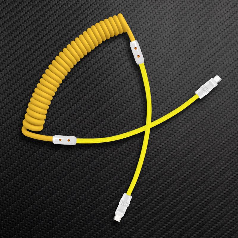 "Chubby Mood" Silicone Braided Fast Charging Cable #369