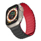 "Contrasting Colors iWatch Strap" Magnetic Silicone Loop