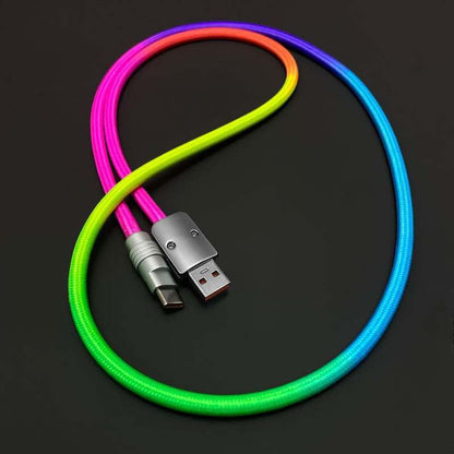 "Rainbow Chubby" Colorful Chubby Cable