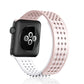 Multicolor Hole Silicone Breathable Watch Band For Apple Watch