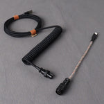 "Chubby" USB To Type C Spring Keyboard Cable