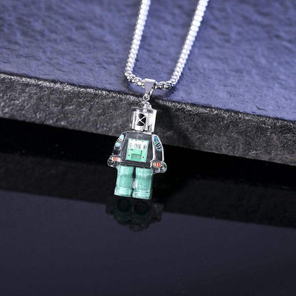 "Cyber Chic" Gear Electron Robot Necklace