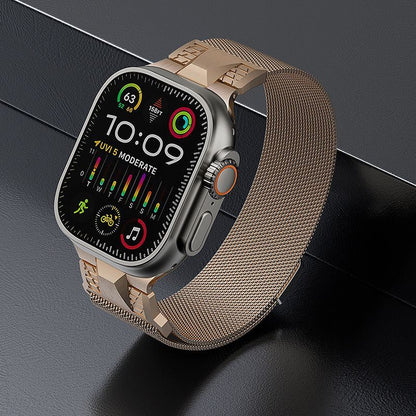 "Business Milanese Strap" Magnetic Metal Apple Strap