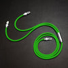 "Chubby" 2 In 1 Fast Charge Cable (Lightning+Lightning) - Green