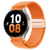20mm & 22mm Solid Color Nylon Woven Magnetic Watch Strap for Samsung/Garmin/Fossil/Others - 14#
