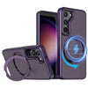 Samsung  S24 Ultra Rotating Magnetic Holder Mobile Phone Case - Purple