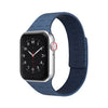 "Sport Dual-tone Band" Silicone Magnetic Breathable Band for Apple Watch - Blue + Dark Blue