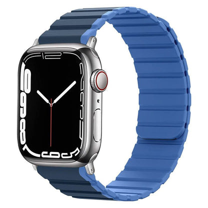 "Sport Two-Tone" Magnetic Silicone Apple Watch Strap