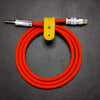 "Seamless Chubby"  Audio Cable (Type-C & Lightning) - Red