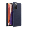 "Chubby" Anti-Shatter Leather Phone Case for Samsung - Dark Blue
